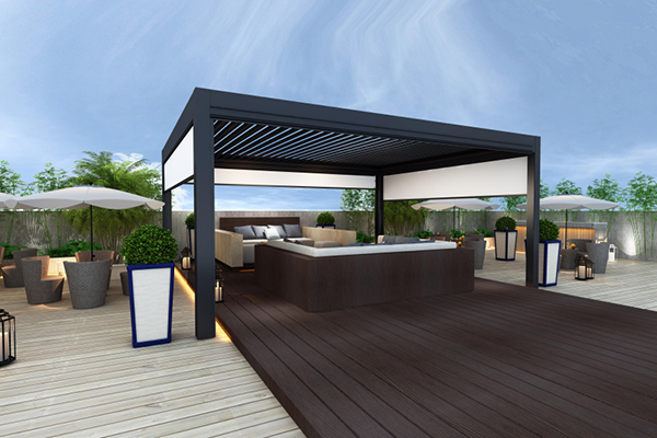 電動百葉涼亭M210應用場景3