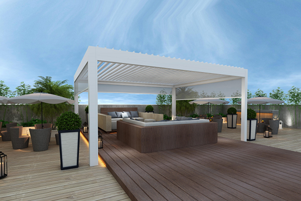 電動百葉涼亭M210應用場景2