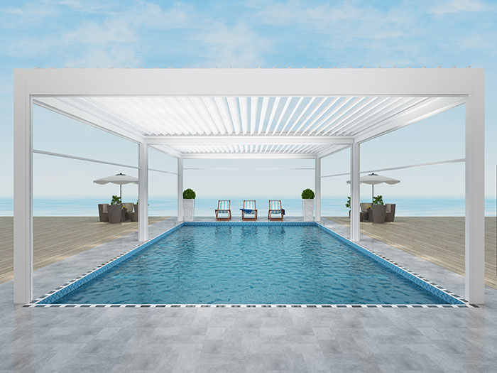 電動百葉涼亭M145 電動百葉涼亭M145