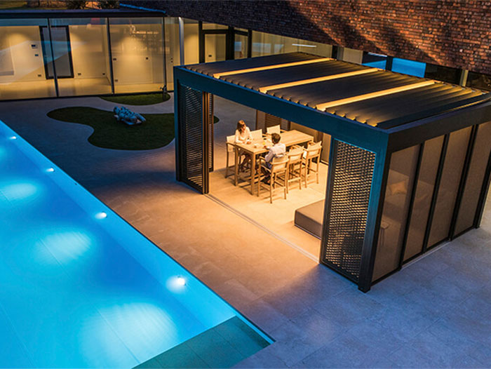 電動百葉涼亭M145 電動百葉涼亭M145