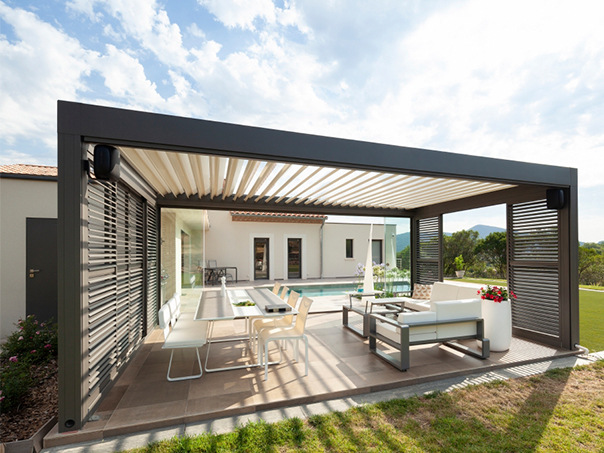 電動百葉涼亭M210