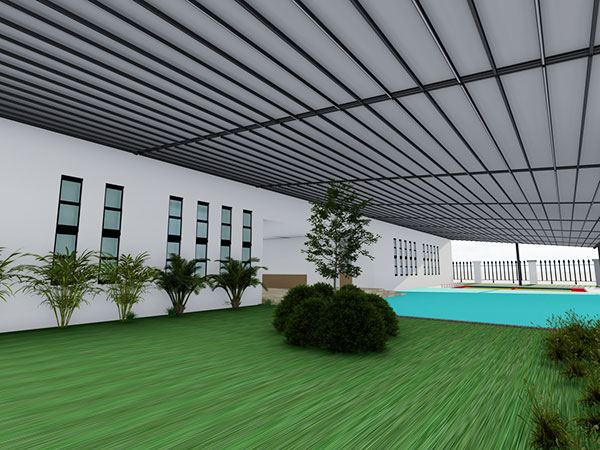 電動折疊雨棚M500